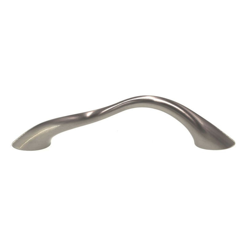 Liberty Fusilli Satin Nickel 3 3/4 (96mm) Ctr. Wavy Cabinet Arch Pull PN0415-SN