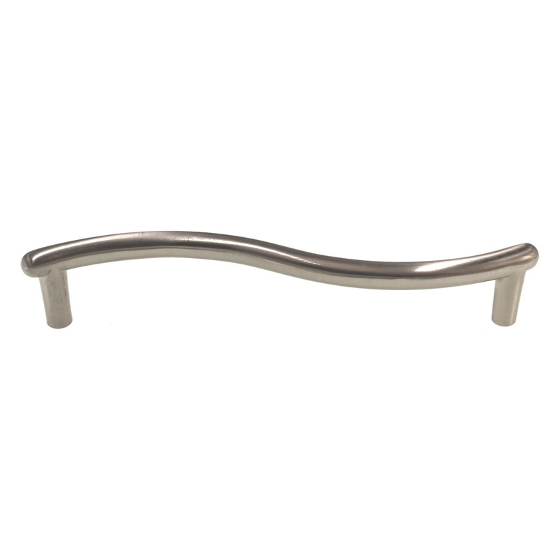 Liberty Fusilli Satin Nickel 5 (128mm) Ctr. Curved Cabinet Bar Pull P83508-SN