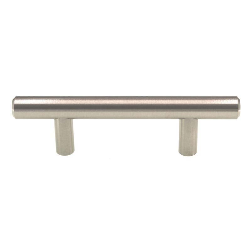 Liberty Stainless Steel 2 1/2 (64mm) Ctr. Sleek Cabinet Bar Pull P01011-SS