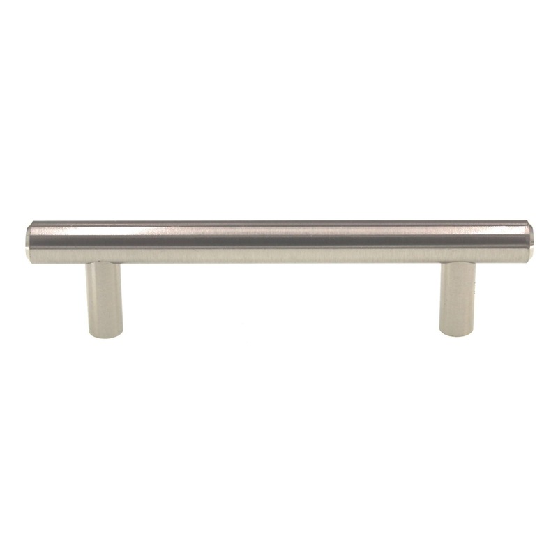 Liberty Stainless Steel 3 3/4 (96mm) Ctr. Sleek Cabinet Bar Pull P01012-SS
