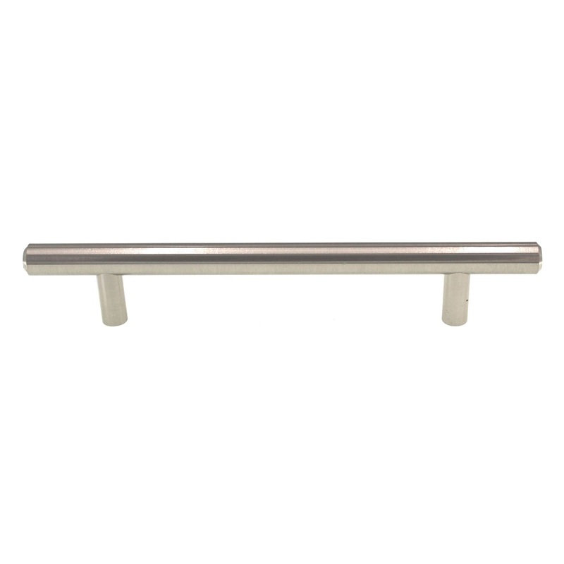 Liberty Stainless Steel 5 (128mm) Ctr. Sleek Cabinet Bar Pull Handle P01026-SS