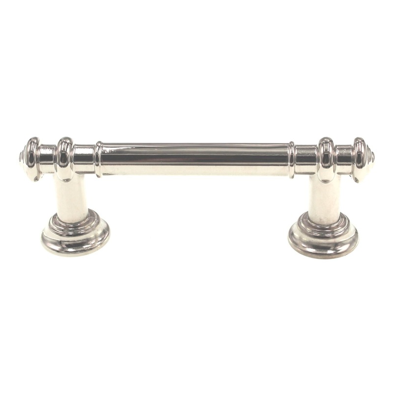 Martha Stewart Living Finial Polished Nickel 3 Ctr. Cabinet Bar Pull P20647C-PN