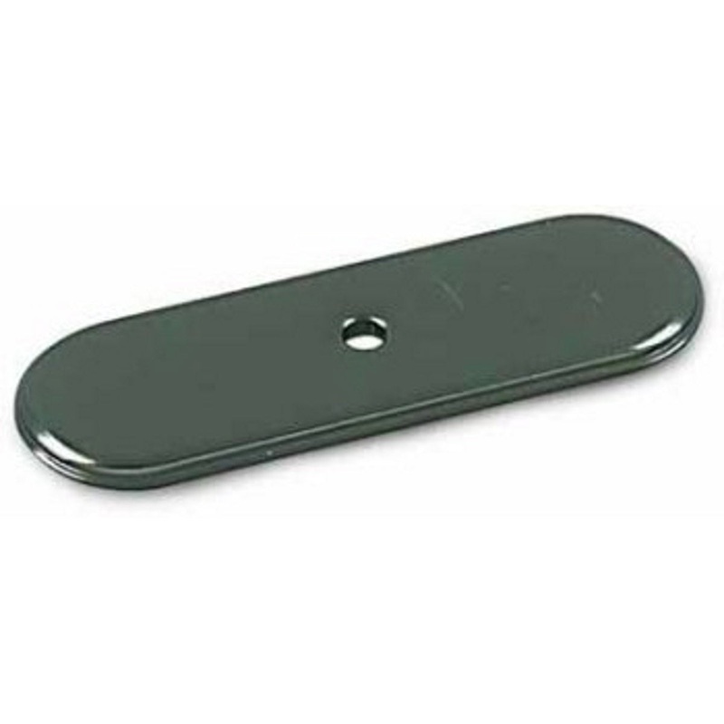 Amerock BP76248-BN Black Nickel 3 Oblong Cabinet Knob Backplate