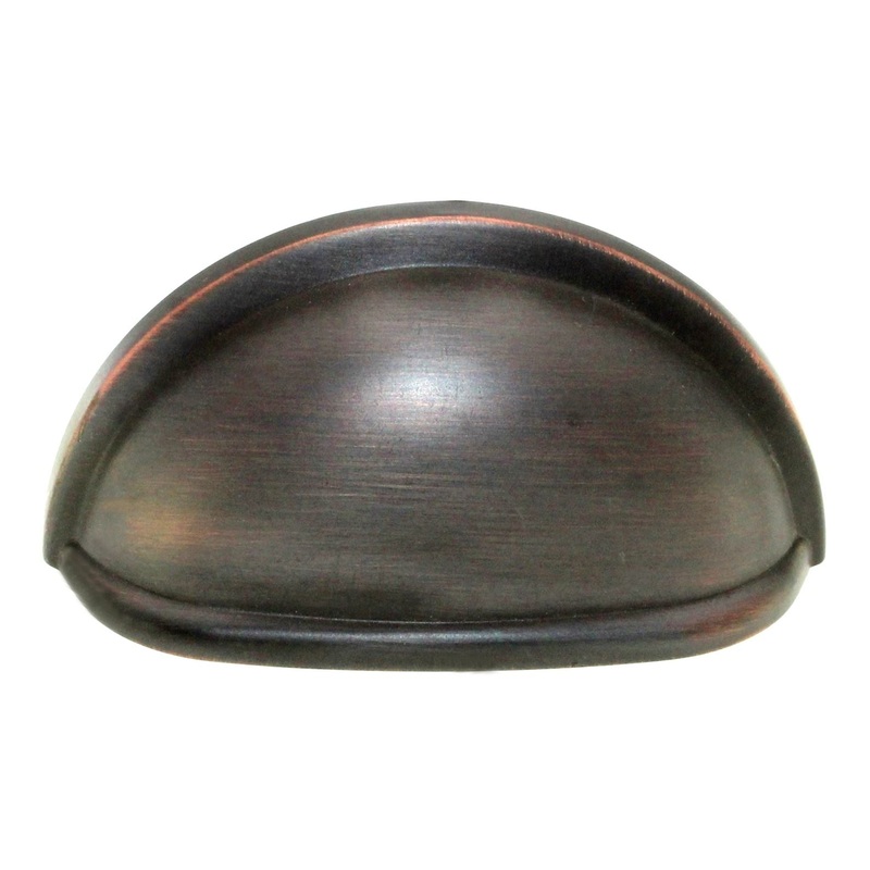 Amerock Everyday Heritage Oil-Rubbed Bronze 3 Ctr. Drawer Cup Pull BP53010ORB