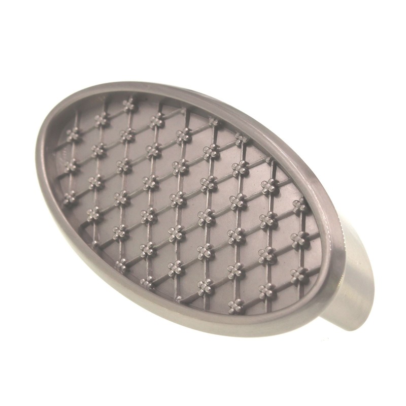 Amerock Patterns Satin Nickel 3 Ctr Quilted Lace Drawer Cup Pull BP26120G10