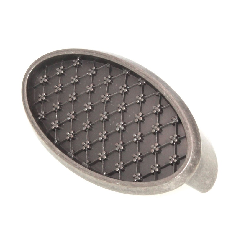 Amerock Patterns Weathered Nickel 3 Ctr Quilted Lace Cup Pull BP26120WN