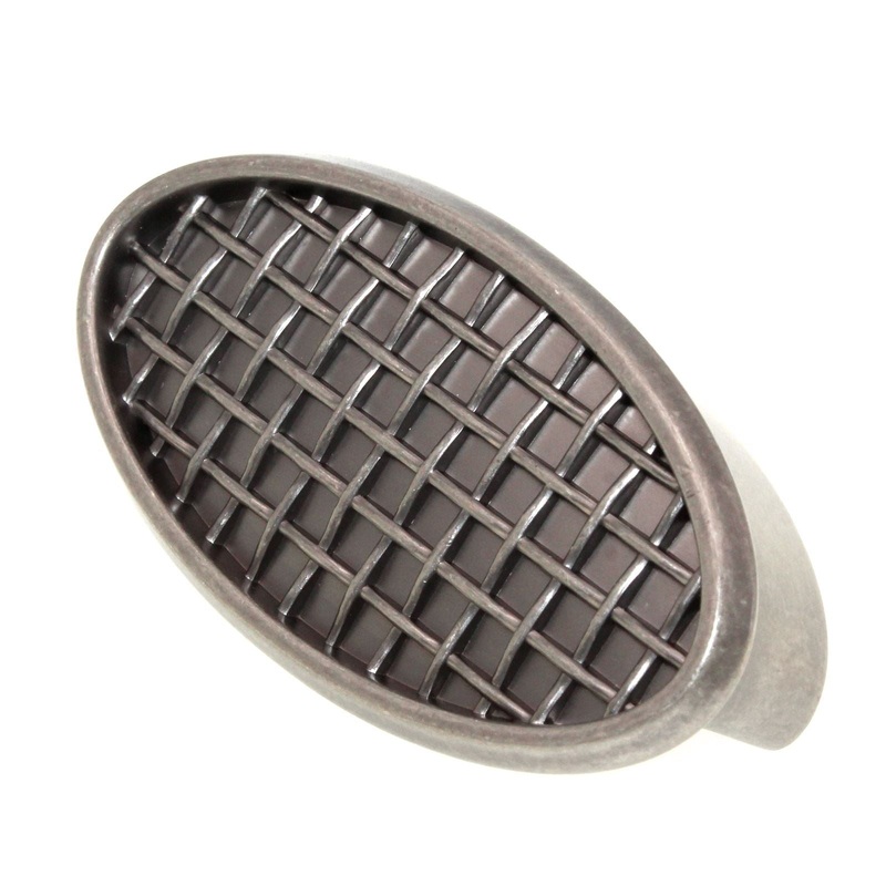 Amerock Patterns Weathered Nickel 3 Ctr Weave Cup Pull BP26124WN