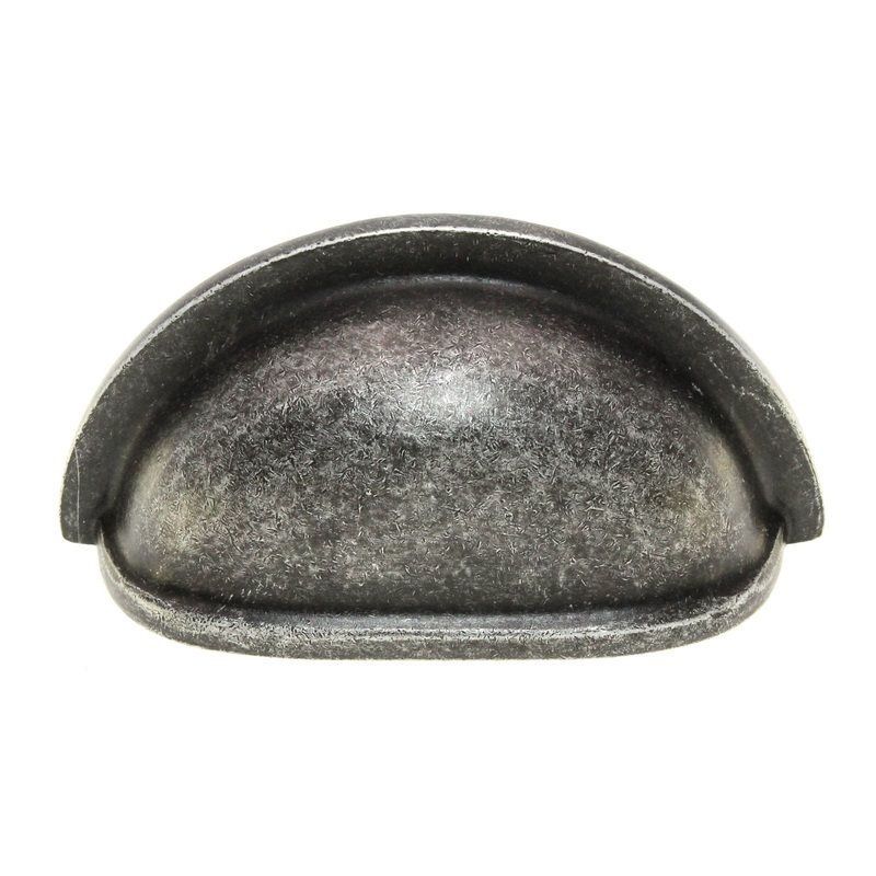 Amerock Solid Brass Cup Pulls Weathered Nickel 3 Ctr Cup Pull BP4235WN