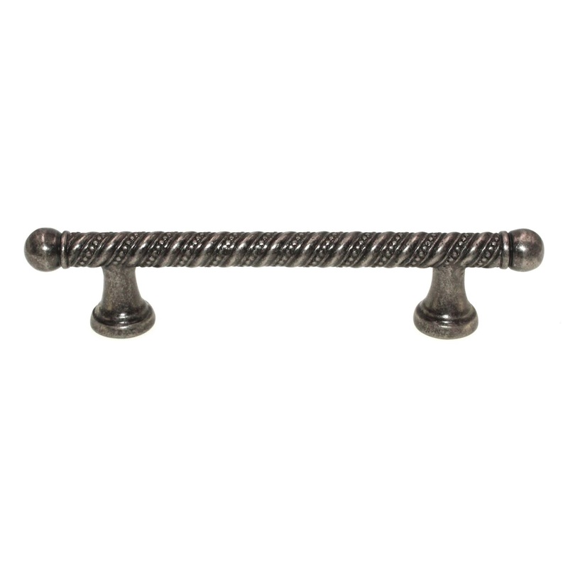 Belwith Keeler La Roca Black Nickel Vibed 3 3/4 (96mm) Ctr. Bead Pull P3537-BNV