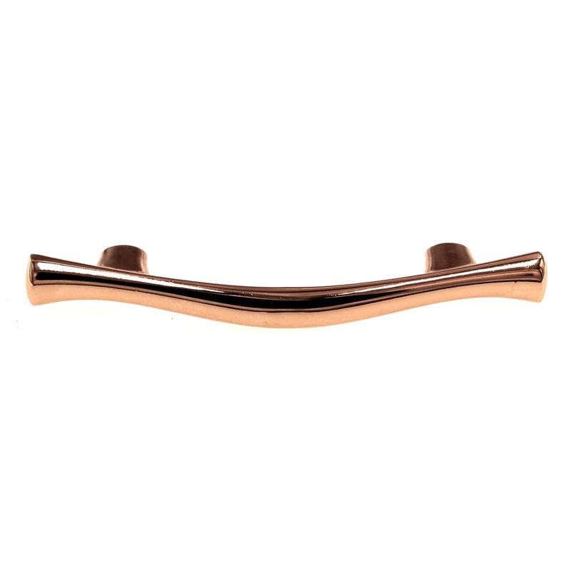 Belwith Keeler Olivet Polished Copper 3 Ctr. Cabinet Curved Pull B076037-CP