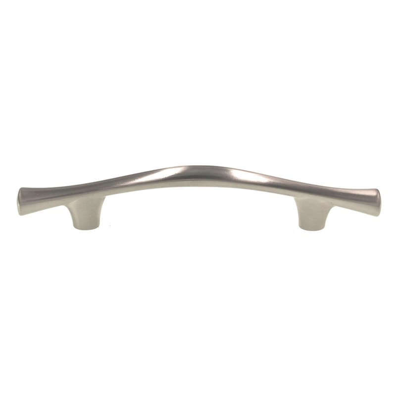 Belwith Keeler Olivet Satin Nickel 3 3/4 (96mm) Ctr. Cabinet Pull B075319-SN