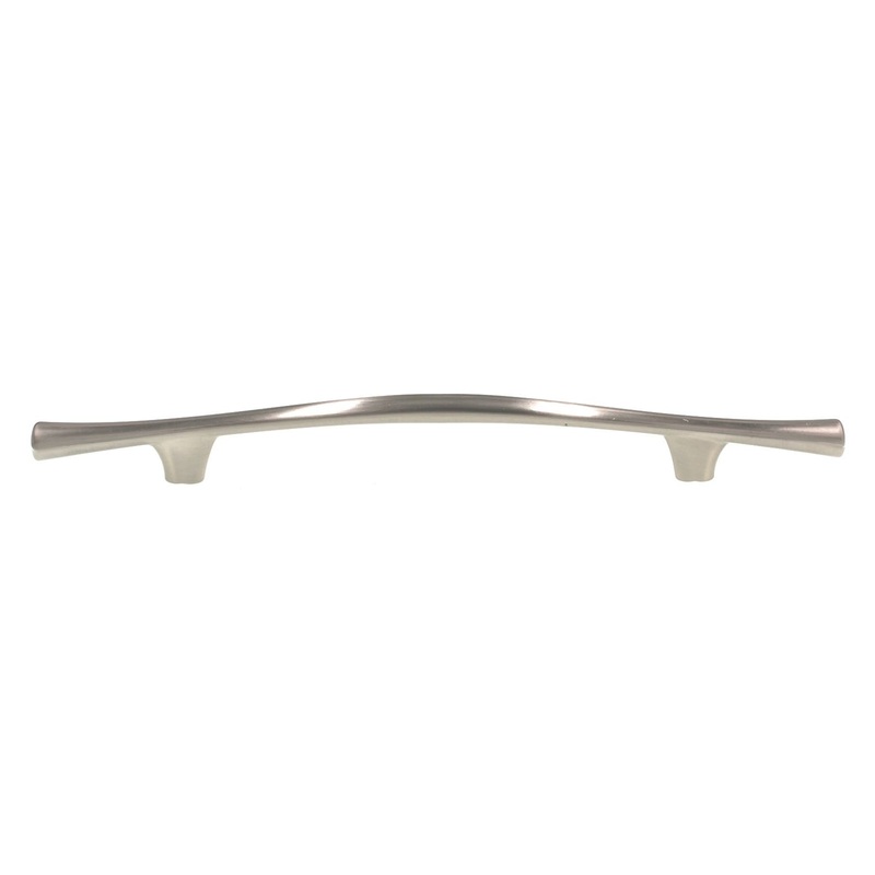Belwith Keeler Olivet Satin Nickel 6 1/4 (160mm) Ctr. Cabinet Pull B076039-SN