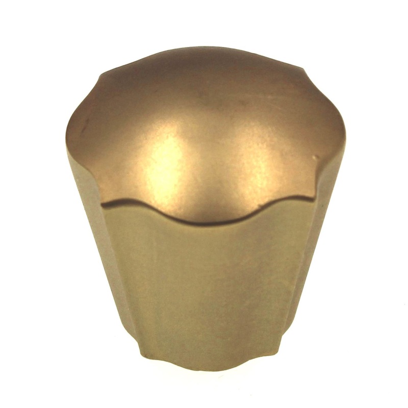 Belwith Keeler Trellis Flat Ultra Brass 1 3/16 Cabinet Knob B076138-FUB