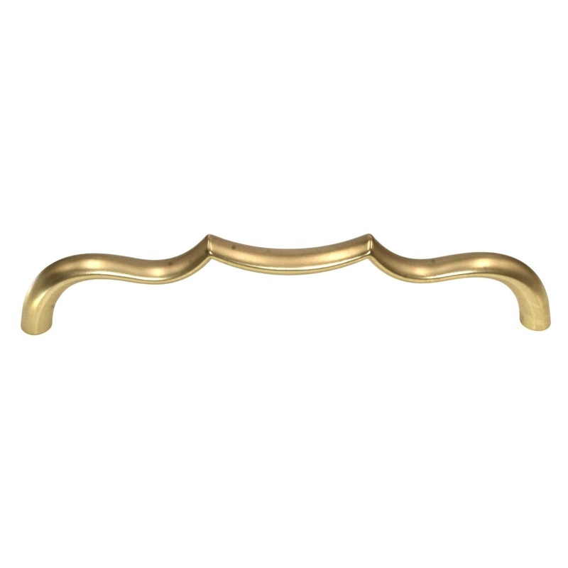 Belwith Keeler Trellis Flat Ultra Brass 6 1/4 (160mm) Ctr. Pull B076142-FUB