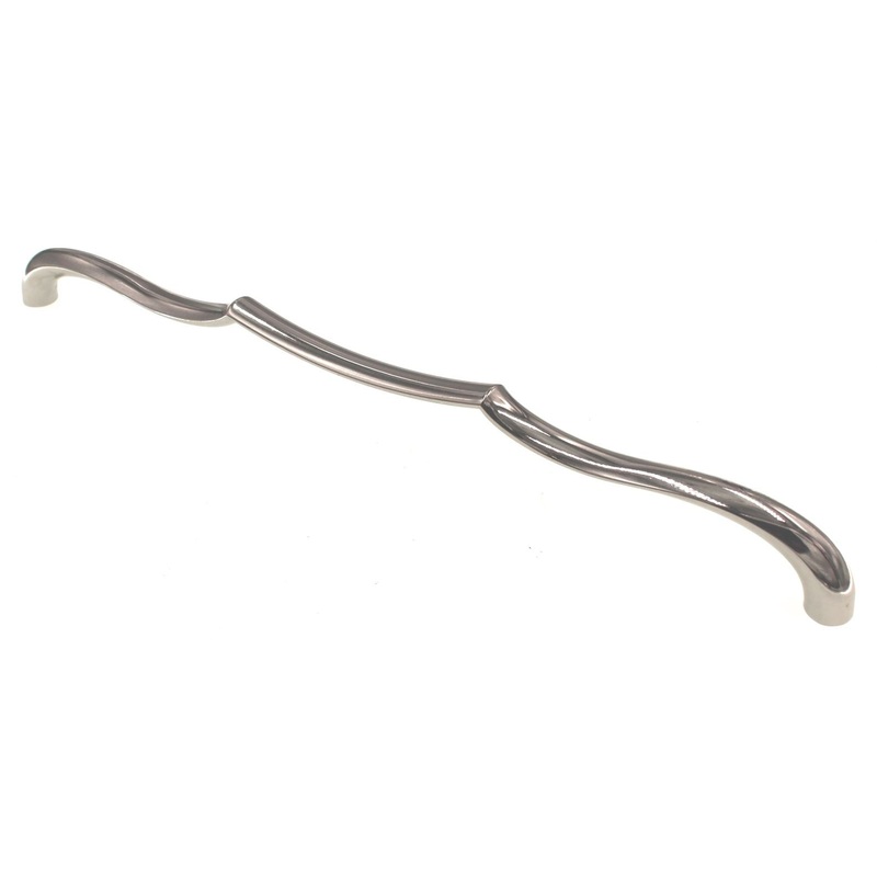 Belwith Keeler Trellis Polished Nickel 12 Ctr Quatrefoil Pull B076145-14
