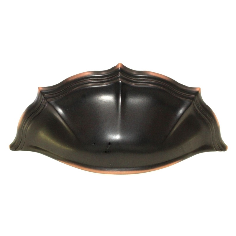 Belwith Keeler Verona Oil-Rubbed Bronze 3 Ctr. Drawer Cup Pull B055546-OBH