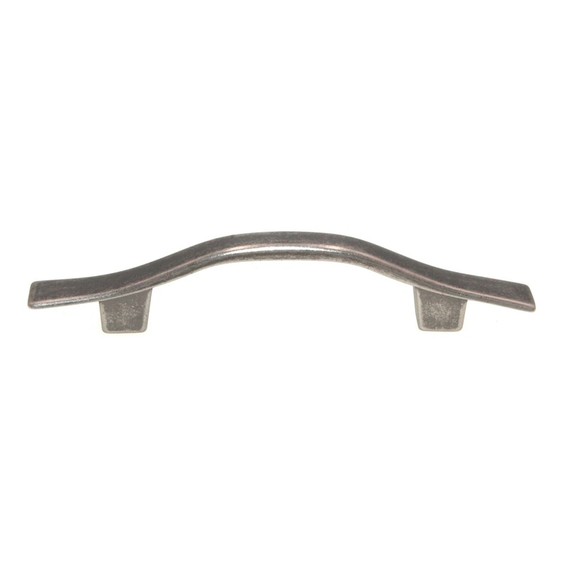 Hickory Hardware Cavalier Black Nickel Vibed 3 Ctr. Cabinet Arch Pull P135-BNV