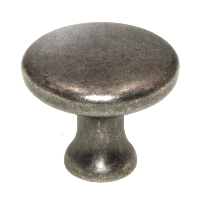 Hickory Hardware Conquest Black Nickel Vibed 1 1/8 Cabinet Knob P14255-BNV