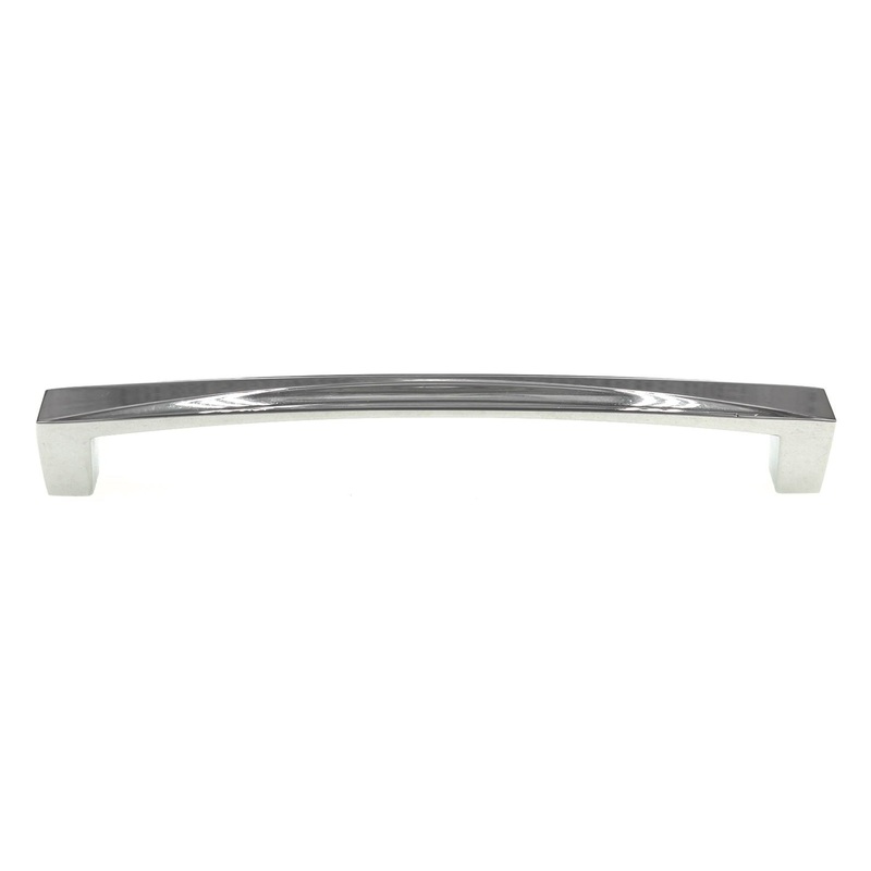 Hickory Hardware Crest Chrome 6 1/4 (160mm) Ctr. Cabinet Bar Pull H076132-CH