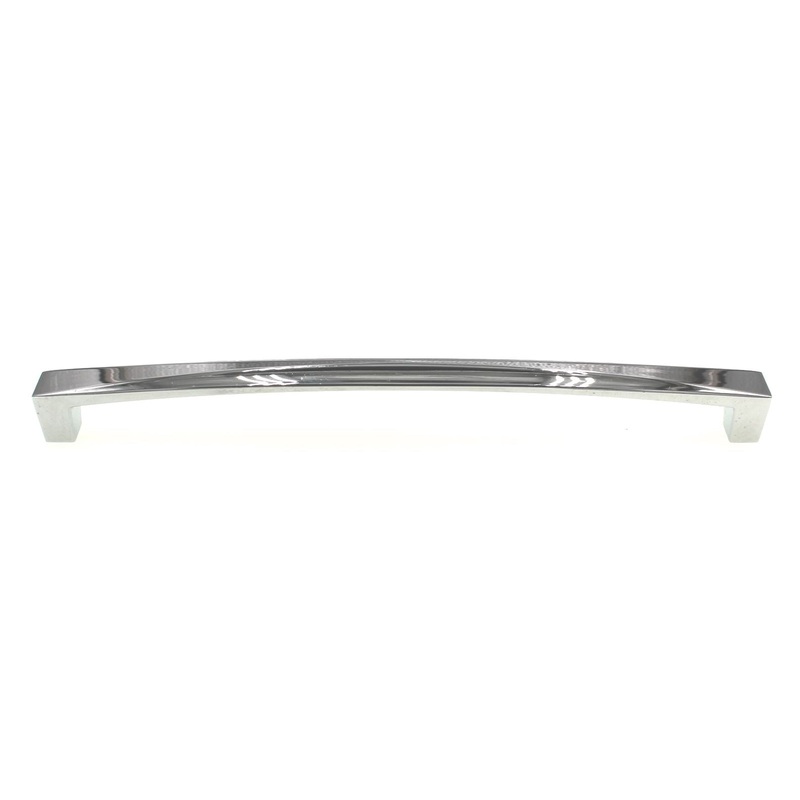 Hickory Hardware Crest Chrome 8 13/16 (224mm) Ctr. Cabinet Bar Pull H076134-CH