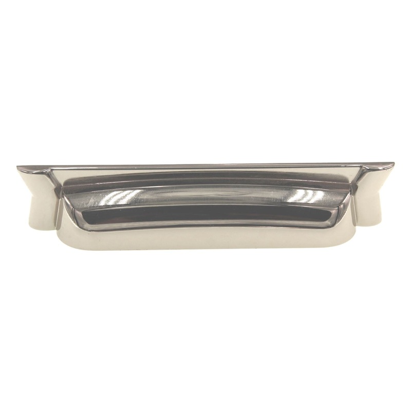 Hickory Hardware Polished Nickel 3, 3 3/4 (96mm) Ctr. Cup Pull HH74671-14