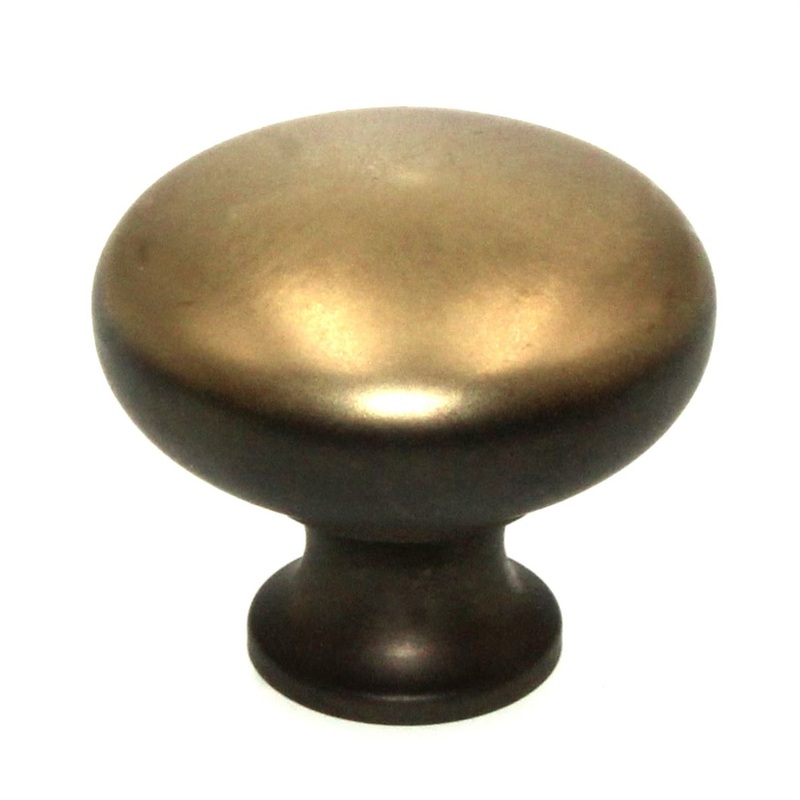Hickory Hardware Solid Brass Yorkshire Brass 1 1/4 Round Cabinet Knob BK13-0751