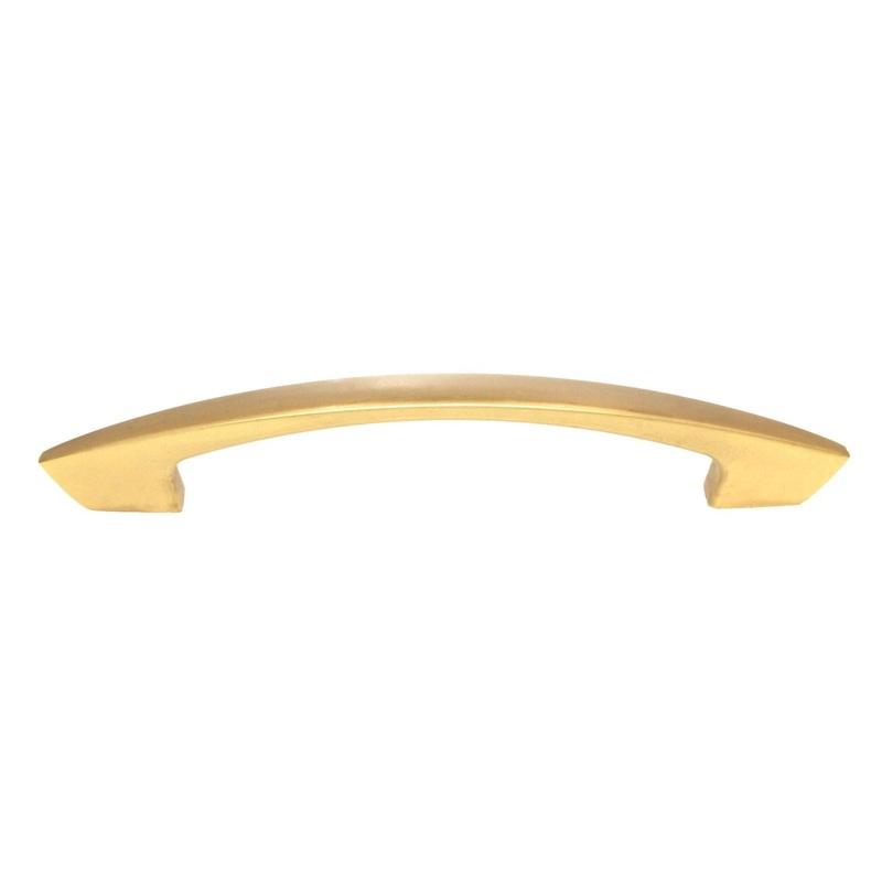 Hickory Hardware Velocity Flat Ultra Brass 5 (128mm) Ctr. Arch Pull HH74631-FUB