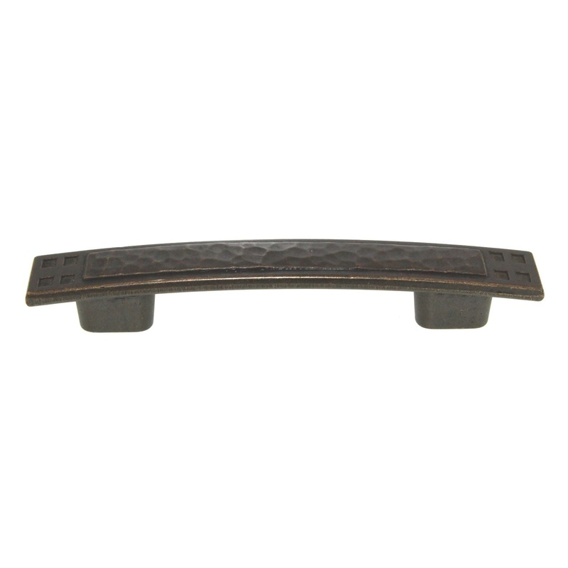 Hickory Hardware Windover Antique 3, 3 3/4 (96mm) Ctr. Hammered Pull P7525-WDA