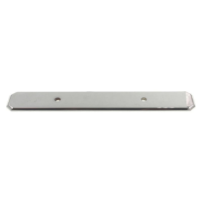 Keeler Solid Brass Polished Chrome 3 Ctr. Cabinet Pull Backplate C220