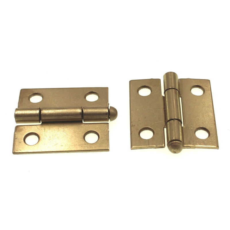 Lawrence Brothers 1 1/2 x 1 3/8 Loose Pin Narrow Hinges 2 Pack D820S-DB