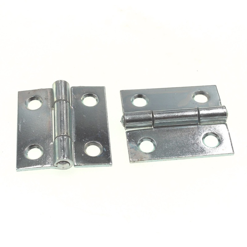 Lawrence Brothers 1 1/2 x 1 3/8 Riveted Pin Narrow Hinges 2 Pack D810S-ZN