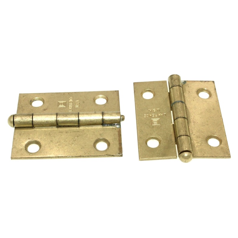Lawrence Brothers 2 x 1 11/16 Loose Pin Narrow Hinges 2 Pack D820S-DB