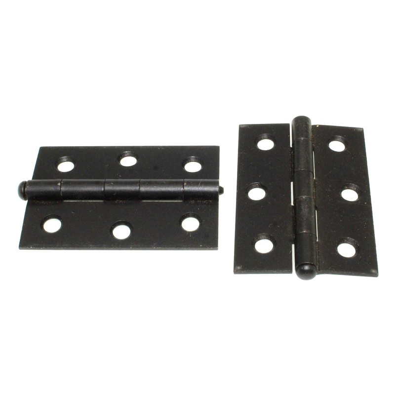 National Mfg. 2 3/8 Loose Pin Narrow Hinges 3 Arch Holes 2 Pack V508-1D