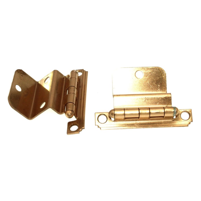 Pair Lawrence Brothers 3/4 Full Inset Cabinet Hinges Dull Bronze SC1236-DBZ-3-4