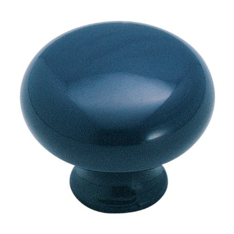 Amerock Allison BP771-NB 1 1/4 Navy Blue Mushroom Cabinet Knob Pull