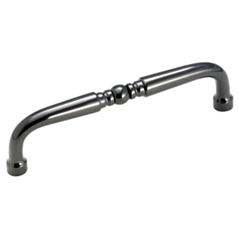 Amerock BP1452-BNB Black Nickel 4cc Solid Brass Cabinet Arch Pull Allison