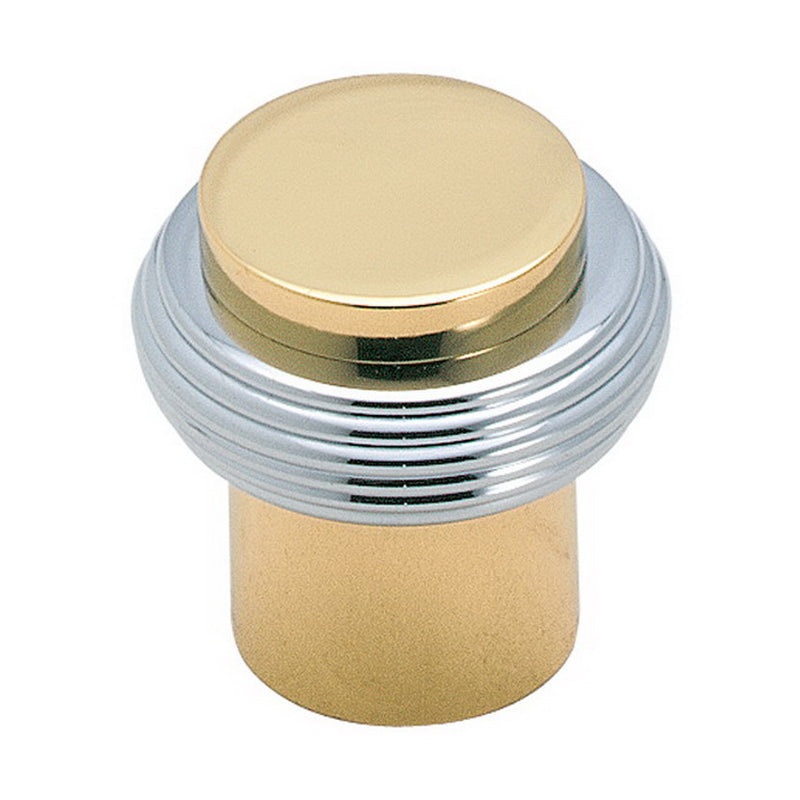 Amerock BP1963-263 Polished Chrome, Brass 3/4 Flat Cabinet Knob Pulls Allison