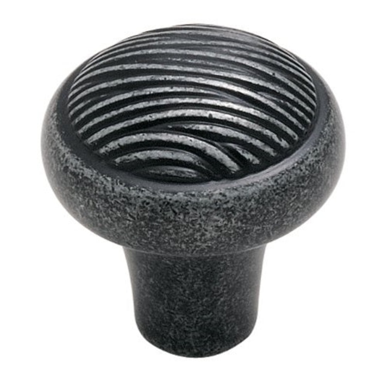 Amerock BP5263-WID Wrought Iron Dark 1 1/4 Mushroom Cabinet Knob Pulls Cyprus