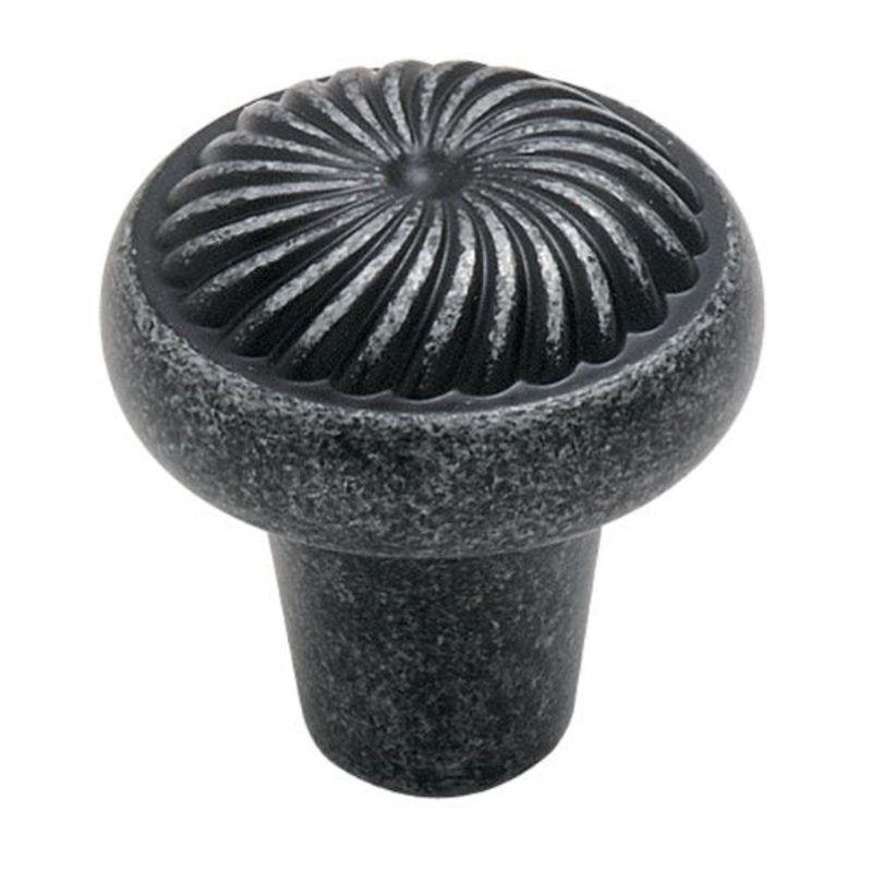 Amerock BP5266-WID Wrought Iron Dark 1 1/4 Mushroom Cabinet Knob Pulls Cyprus