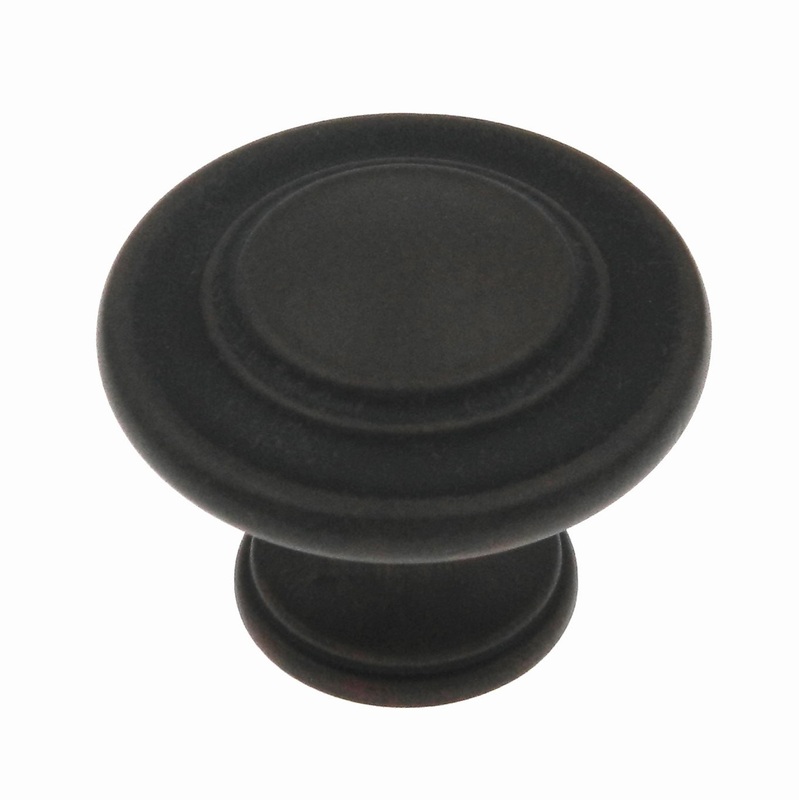Amerock Inspirations Antique Rust Designer 1 3/8 Round Cabinet Knob BP1586-ART