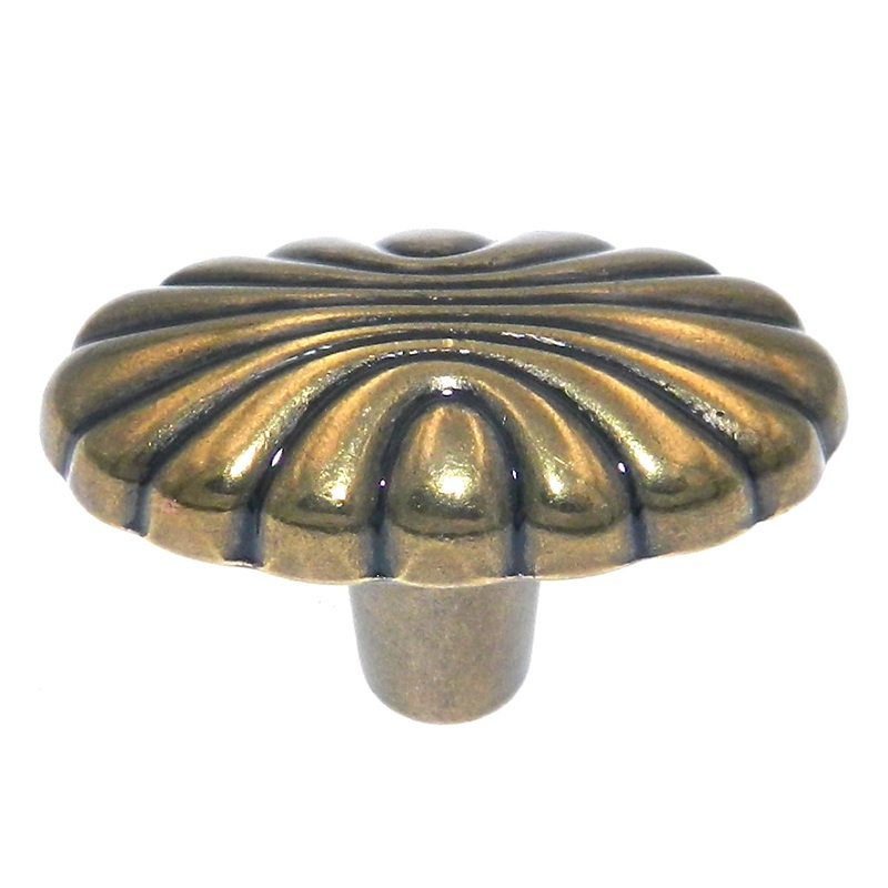Amerock Natural Elegance Burnished Brass 1 5/8 Cabinet Pull Knob BP1338-O77