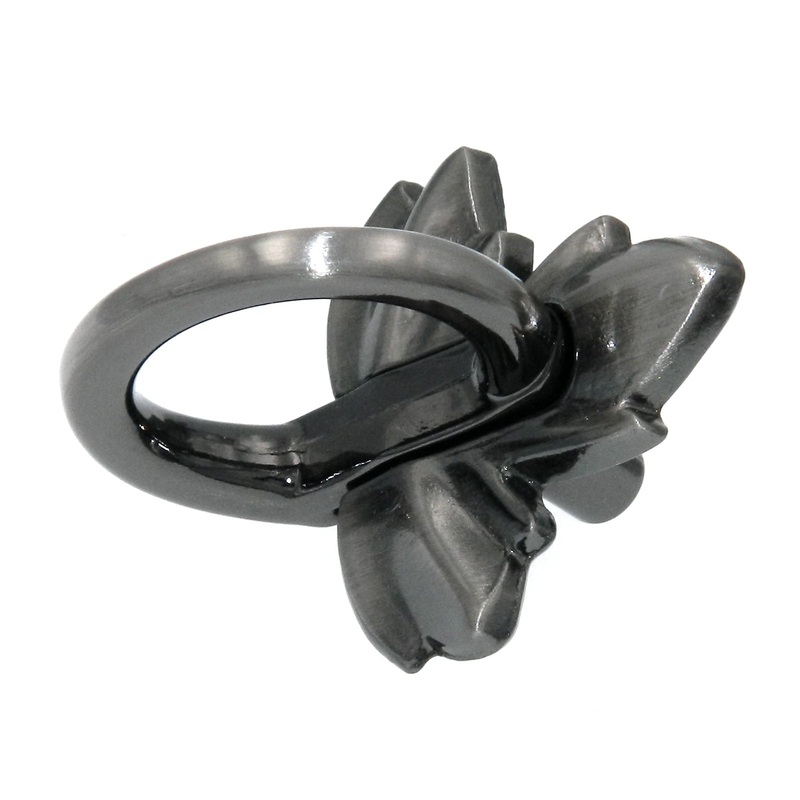 Amerock Nature’s Splendor Pewter 2 Leaf Cabinet Pull Knob BP4452PWT
