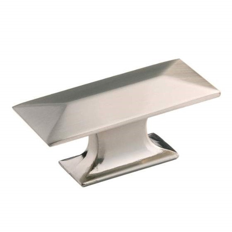 Belwith Products Bungalow 2 5/16 Rectangle Knob Satin Nickel P2152-SN