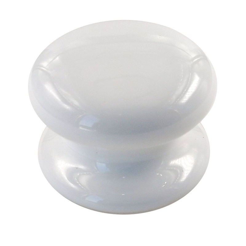 Belwith Products English Cozy 1 1/2 Round Knob White P6106-W