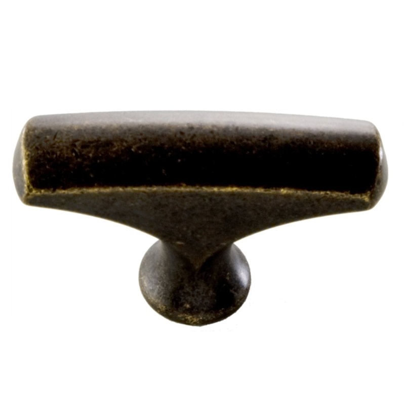 Belwith Products Greenwich 1 3/4 Cabinet T Knob Windover Antique P3372-WOA