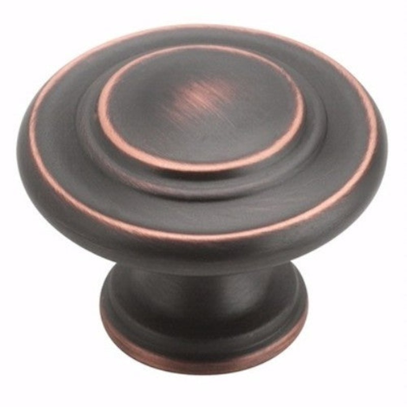 BP1586-ORB Oil Rubbed Bronze 1 3/8 Cabinet Knobs Pulls Amerock Inspirations