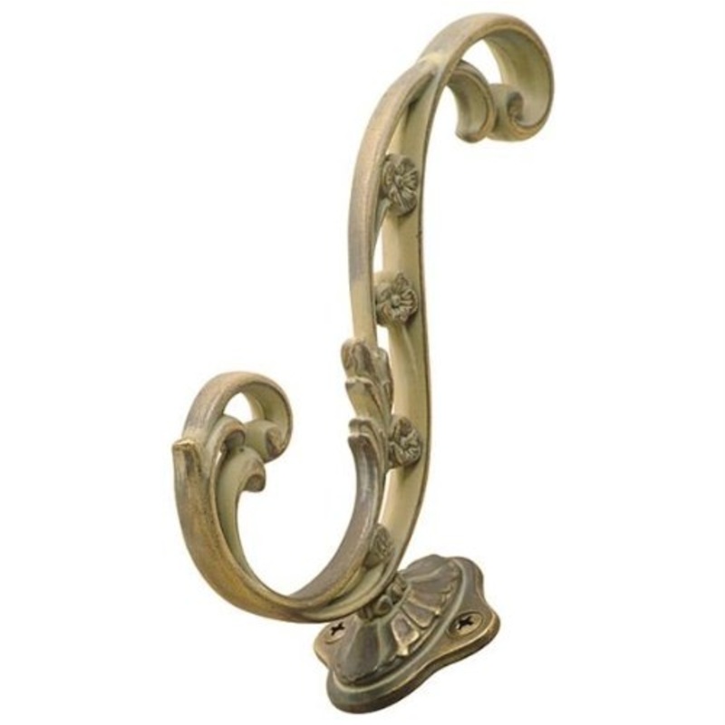 Hickory Hardware Blonde Antique Art Nouveau Coat, Hat, Robe Hook P2133-BOA