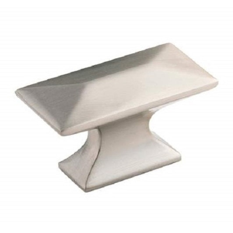 Hickory Hardware Bungalow 1 3/4 Rectangle Prism Knob Satin Nickel P2151-SN