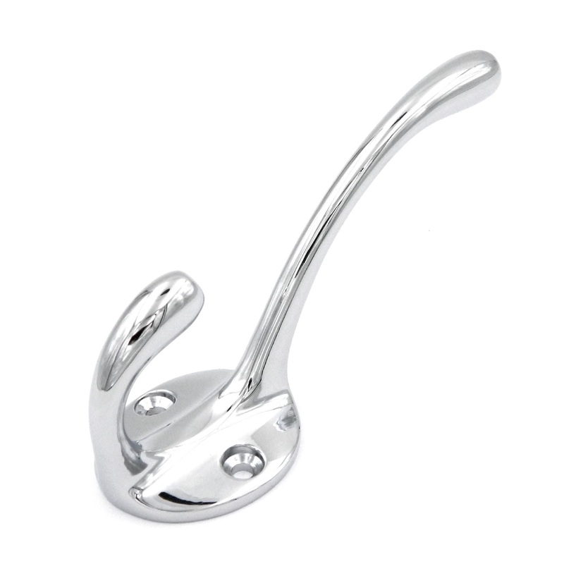 Hickory Hardware Modern Hook P27315-CH Polished Chrome 4 Coat, Robe Hook