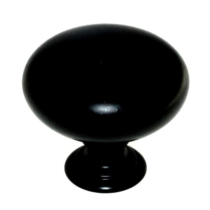 Hickory Hardware Modus Matte Black 1 1/4 Round Cabinet Pull Knob PA1218-MB